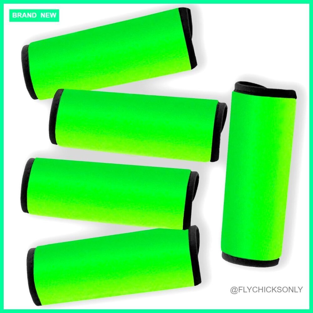 Neoprene Luggage Handle Wrap Tags, 5-Pack Travel Accessories